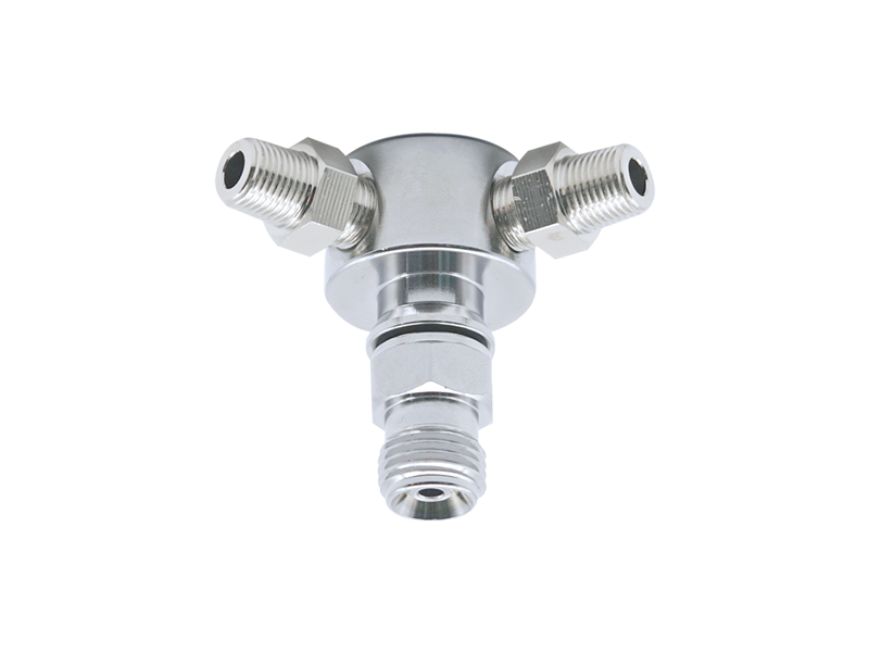 YCoupler with 2 connectors and check valve